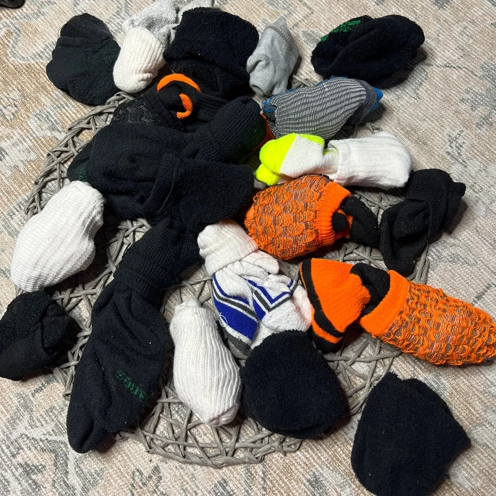 Bundle mix sizes 20 pairs socks